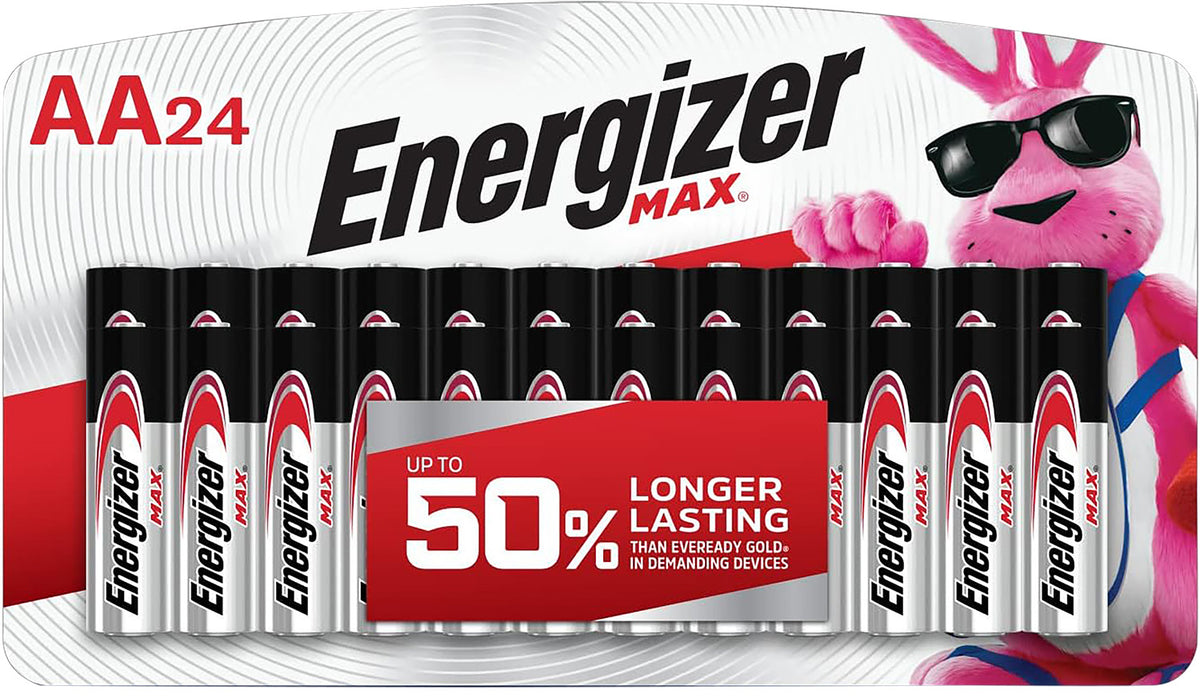 Energizer MAX AA Batteries E91BP24V1 1.5V Alkaline 24-Count