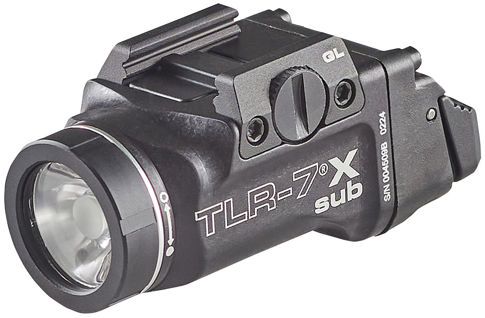 Streamlight TLR-7 X Sub USB Tactical Gun Light Black 500 Lumens for Glock 43X MOS/48 MOS