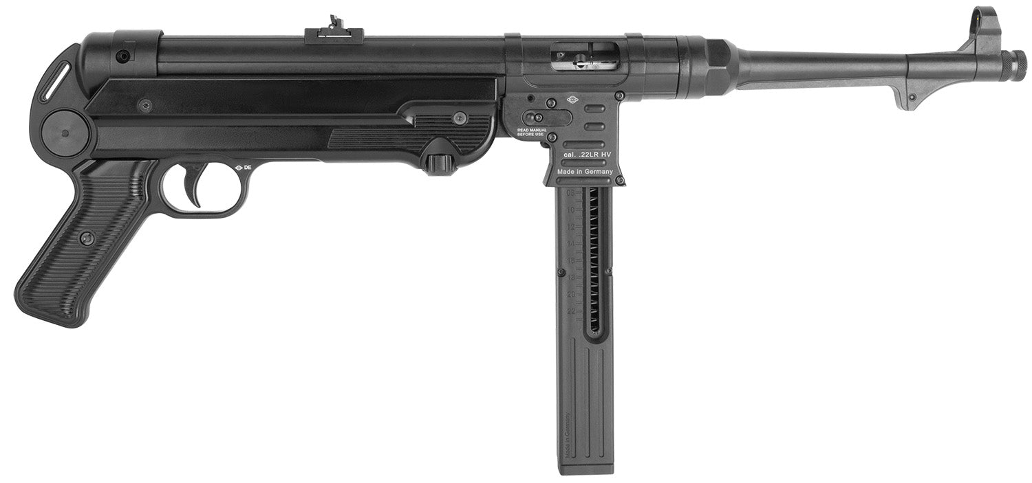 Blue Line Solutions Mauser MP40P .22LR Pistol, 10" Barrel, Black Polymer Grip