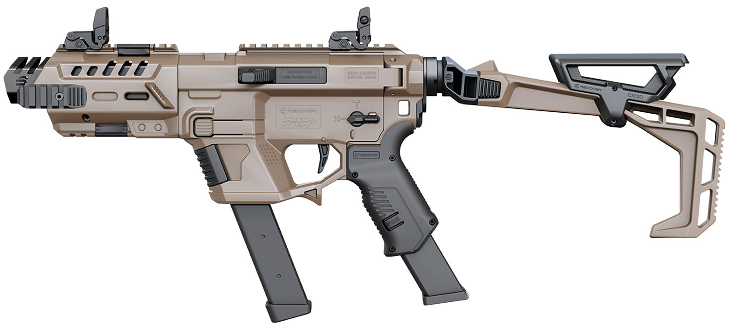 Recover Tactical P-IX+ Basic PG9 Tan Metal Folding Stock Front Guard PIXPBFST02