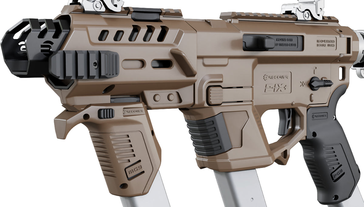 Recover Tactical PIXPMG02 P-IX Plus MG PG9 SR20 Tan Metal Front Guard
