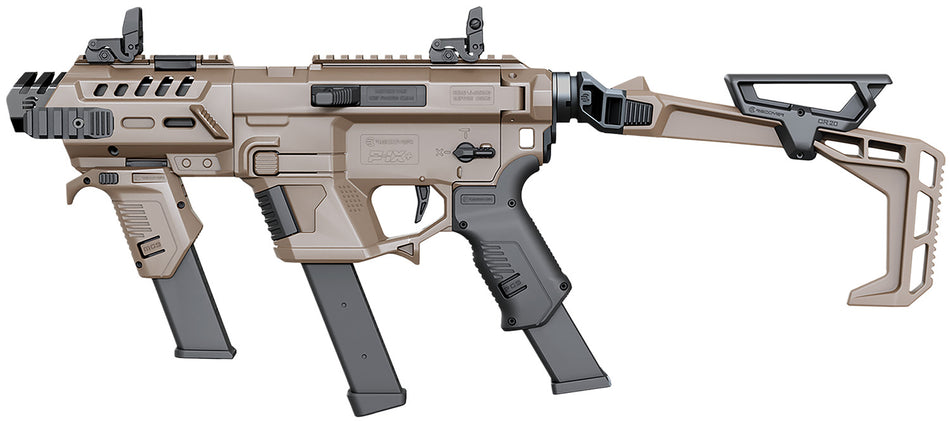 Recover Tactical P-IX+MG PG9 SR20 Tan Metal Front Guard Folding Stock PIXPMGFST02