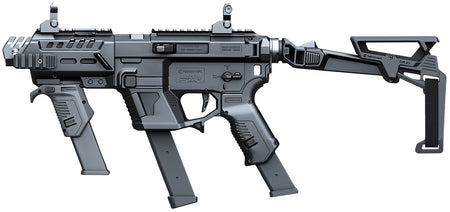 Recover Tactical P-IX+MG PG9 SR20 Black Metal Front Guard Folding Brace PIXPMGFBR01