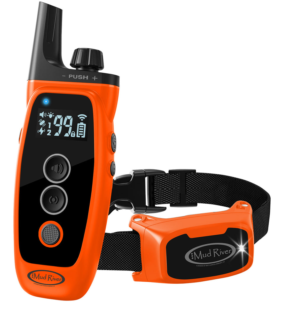 Boyt 38107 MR 1000 Electronic Dog Training Collar with Remote Black & Orange
