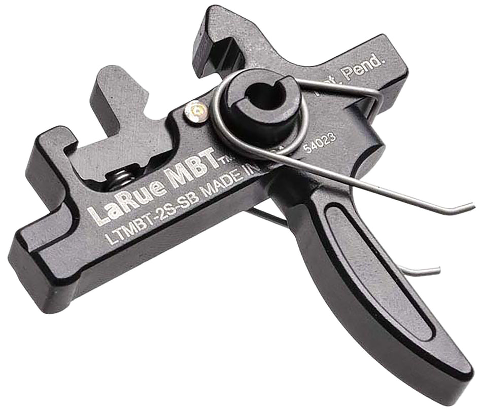 LaRue Tactical LTMBT2SSB MBT-2S Straight Two-Stage Trigger Black AR10/AR15