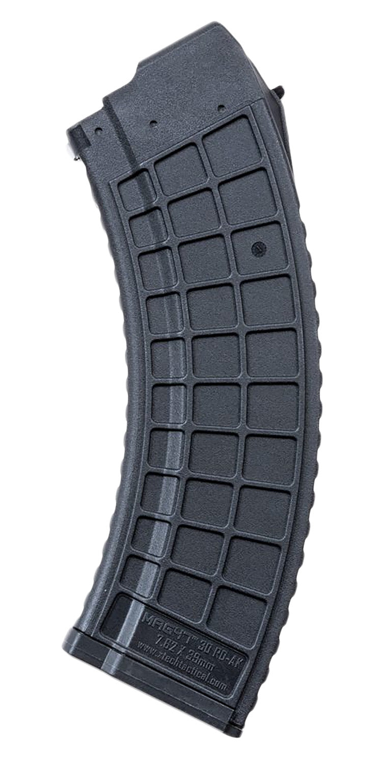 Xtech Tactical XTT1152BLKMAG47 AK-47 Gen2 Waffle 7.62x39mm 30rd Black Stainless Steel Magazine