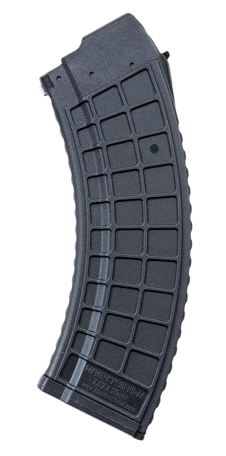 Xtech Tactical XTT1152BLKMAG47 AK-47 Gen2 Waffle 7.62x39mm 30rd Black Stainless Steel Magazine