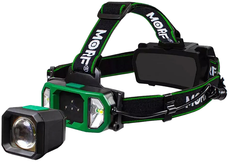 Police Security 98935 MORF R700 700 Lumen 3-in-1 Rechargeable Headlamp Black