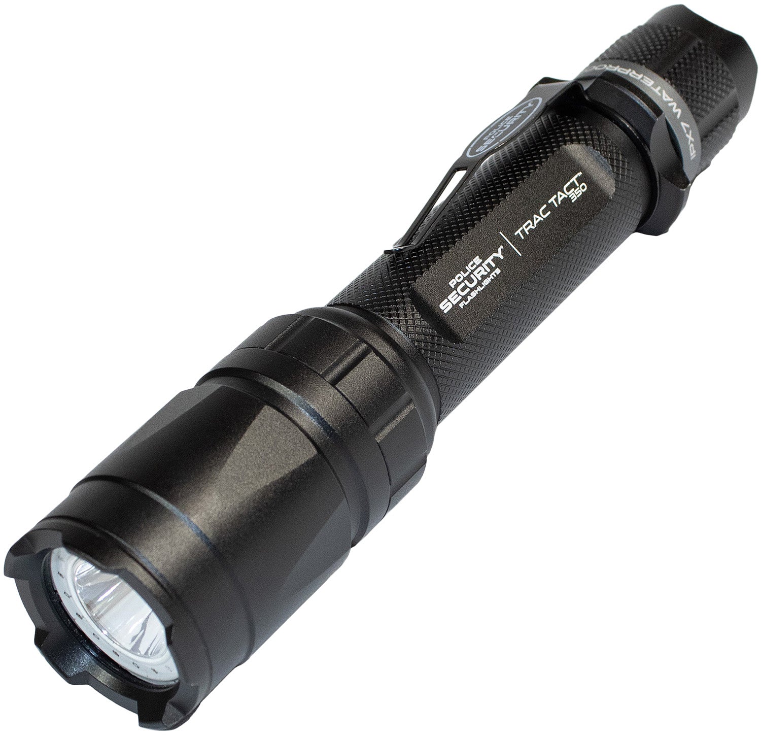 Police Security 97999 Trac Tact Black 350 Lumen Hunting Flashlight with UV Light