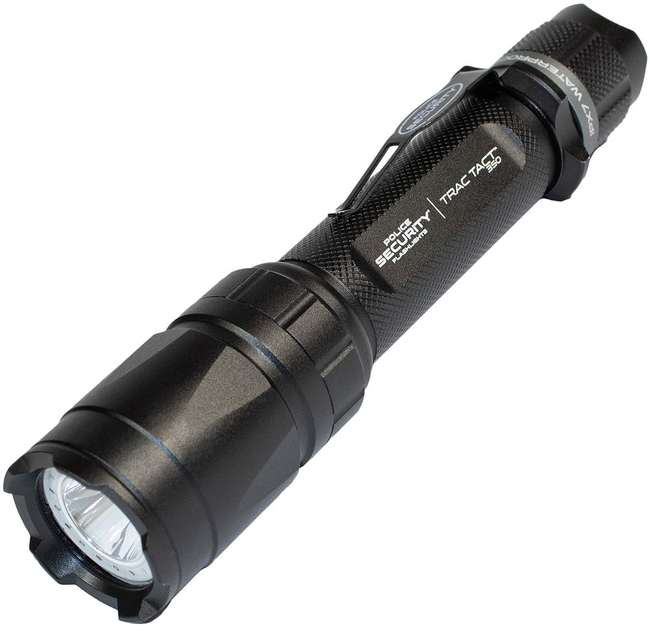 Police Security 97999 Trac Tact Black 350 Lumen Hunting Flashlight with UV Light