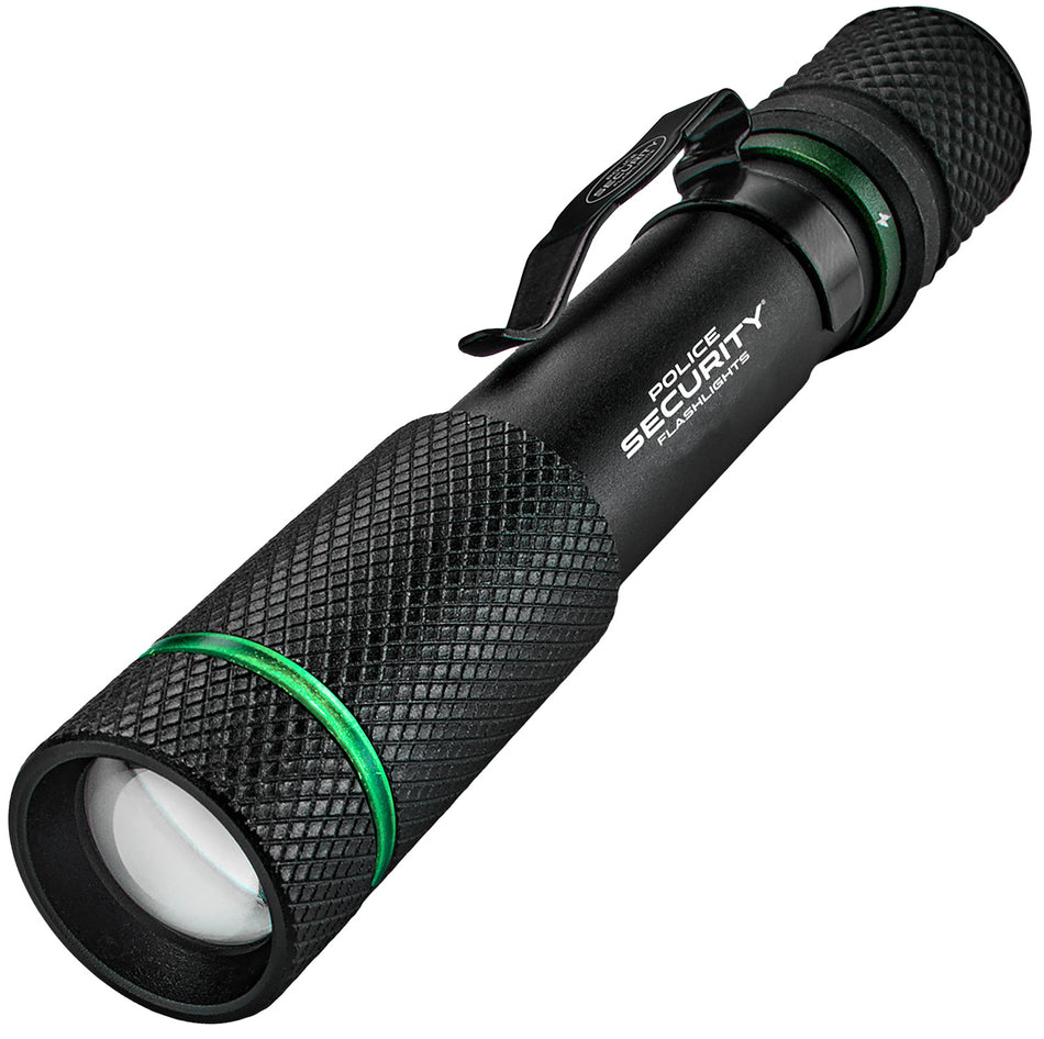 Police Security 98656 Aura-RS 260 Lumen Compact Rechargeable Flashlight Black