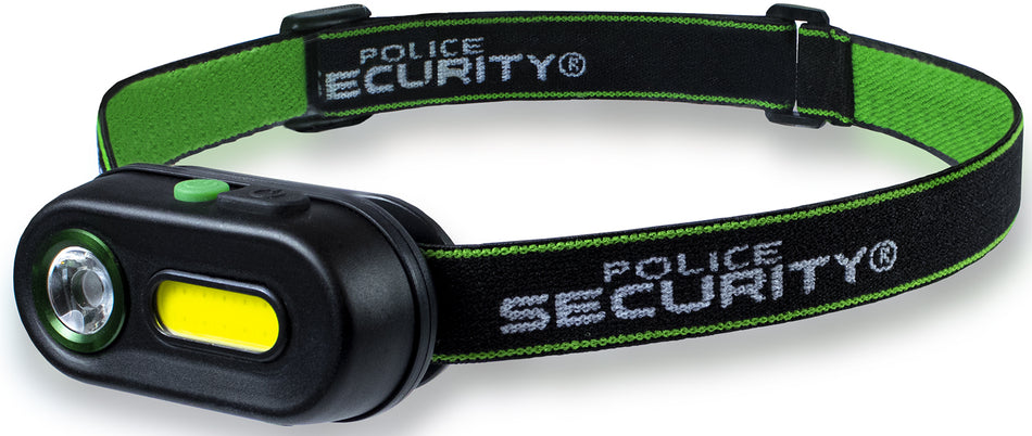 Police Security 98732 Colt-R 400 Lumen Rechargeable LED Headlamp Black