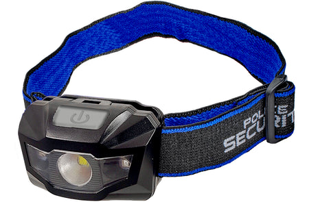Police Security 98969 Connector 2.0 280 Lumen LED Headlamp Black