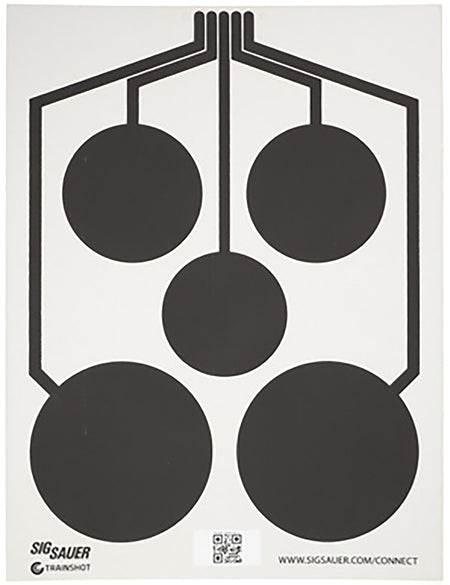 Sig Sauer SCT357 Replacement Multi Zone Hanging Conductive Target Black/White