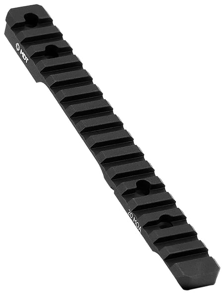 MDT 102357BLK 20 MOA Picatinny Scope Base - 11" Aluminum, Fits Howa 1500 LA