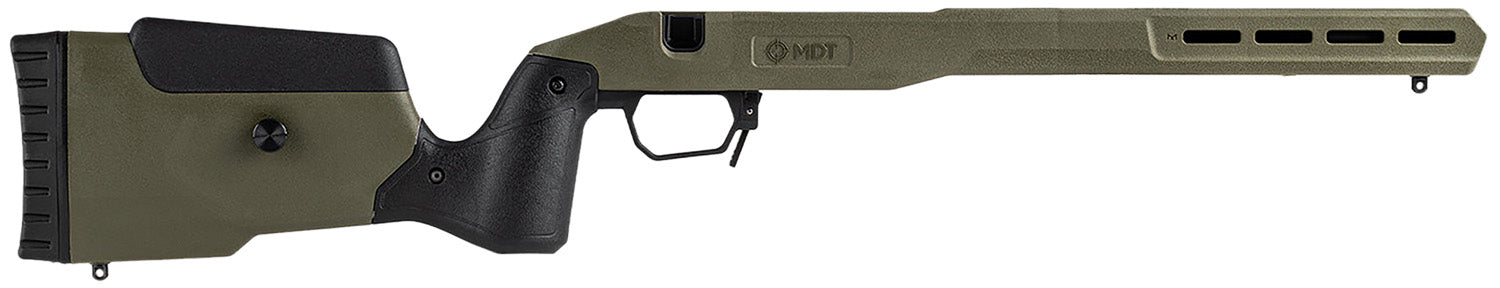 MDT Oryx Chassis OD Green Aluminum Fits Ruger American Short Action 106232ODG