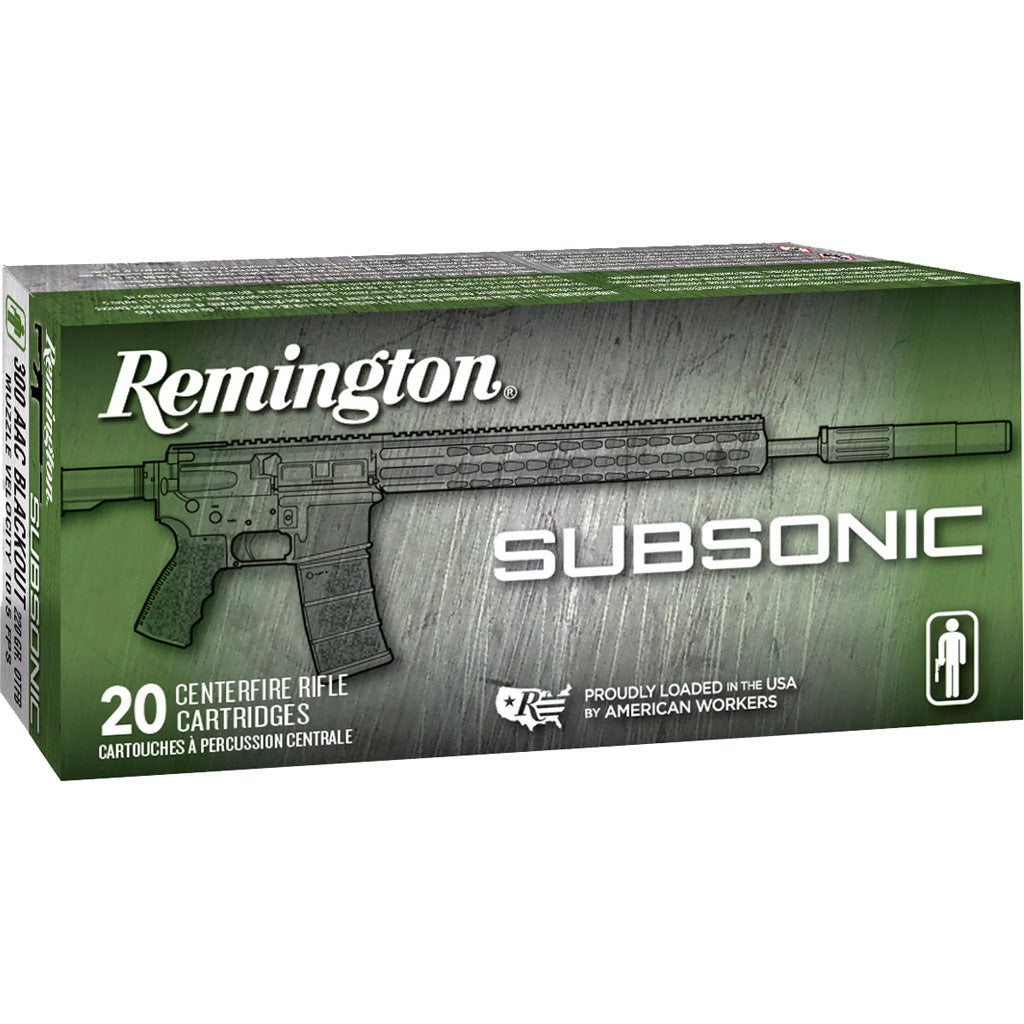 Remington .300 AAC Blackout 28430 Subsonic Open Tip Flat Base 220 Grain