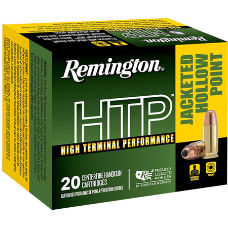 Remington .40 S&W 22306 HTP Jacketed Hollow Point JHP 155 Grain