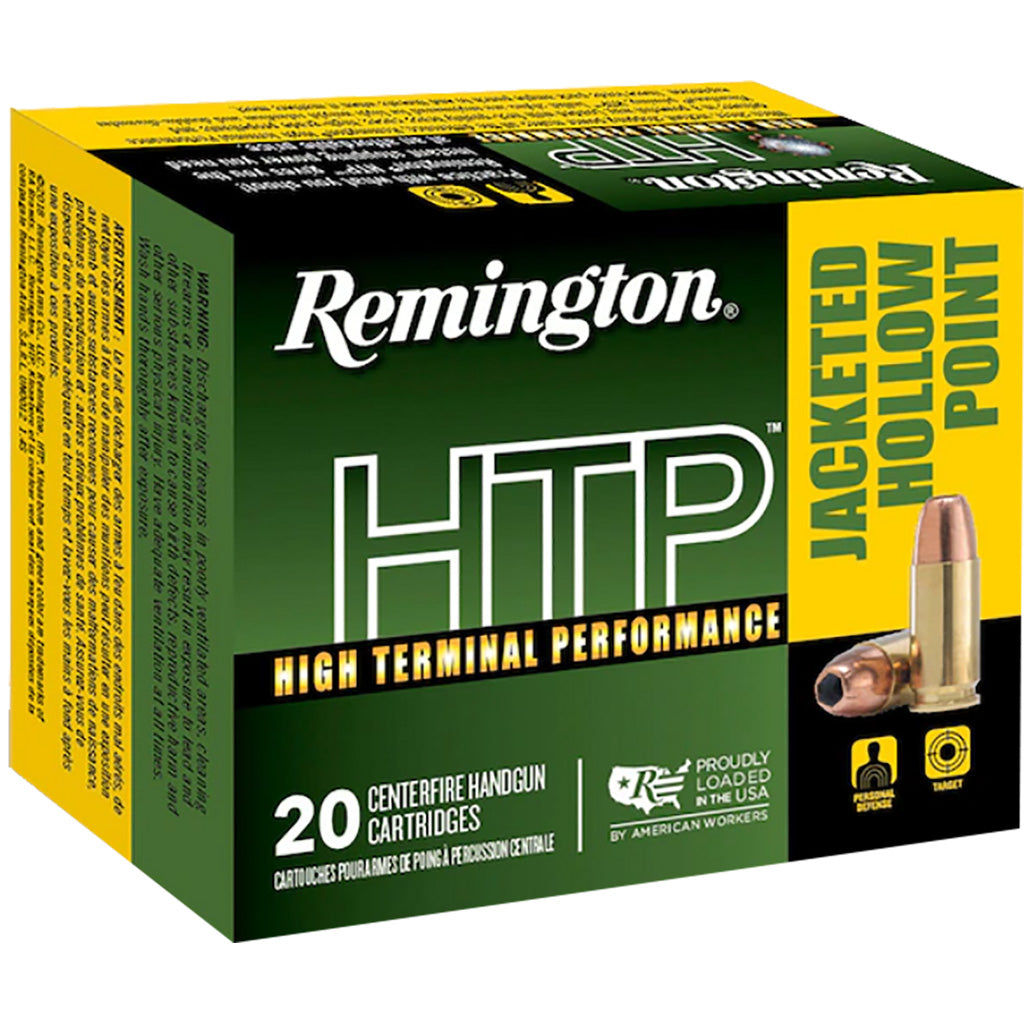 Remington .45 ACP/Auto R21453 HTP Jacketed Hollow Point JHP 185 Grain
