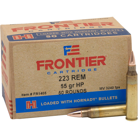 Hornady .223 Remington FR1405 Frontier Cartridge Hollow Point Match 55 Grain