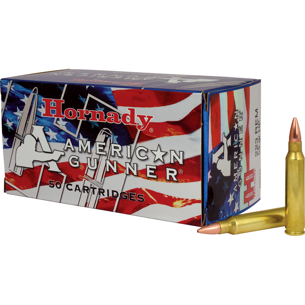Hornady .223 Remington 80237 American Gunner Hollow Point HP 55 Grain