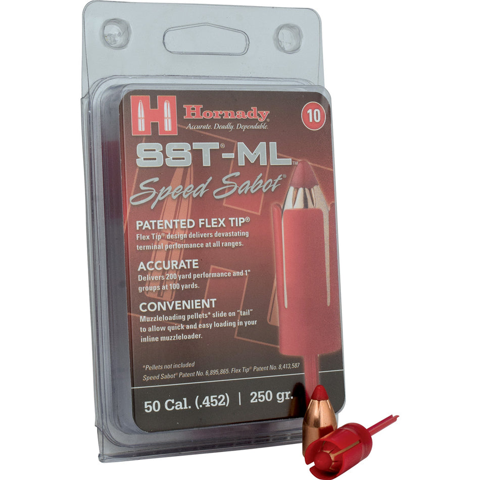 Hornady 50 Cal. 250 gr. SST Speed Sabot Lock-N-Load Muzzleloading Bullets 10 rd.