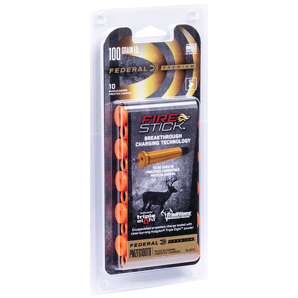 Federal Premium FireStick Hodgdon Triple Eight Powder 100 gr. 10 pk.