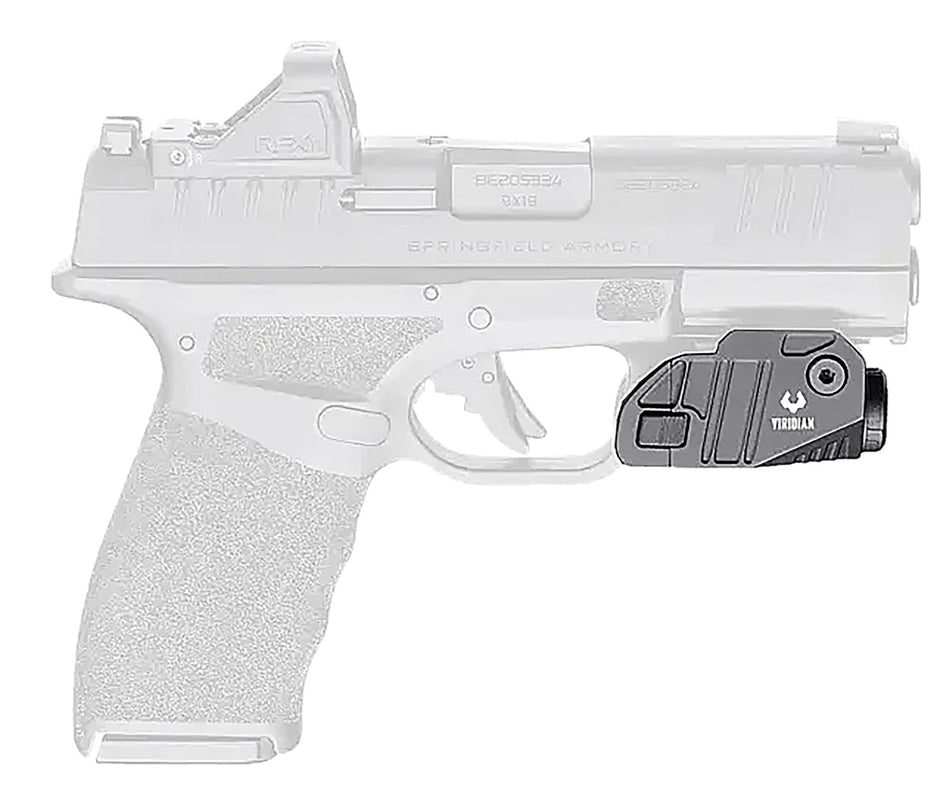 Viridian CTL Custom for Springfield Hellcat Pro Rail-Mount Pistol Light Black 525 Lumens White LED