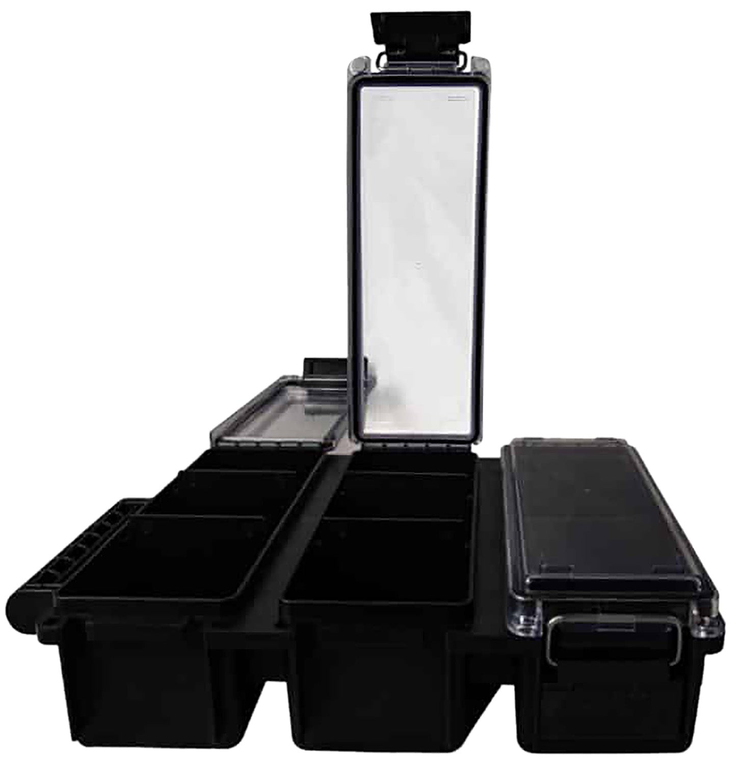 Berry's 68911 Black Plastic Triple Ammo Can with Cam-Lock Latch