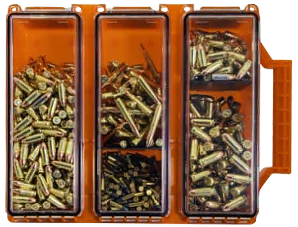 Berry's 88664 Orange Plastic Triple Ammo Can with Cam-Lock Latch
