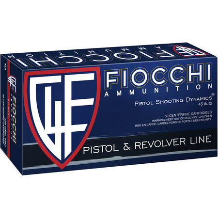 Fiocchi .45 ACP/Auto 45A500 Range Dynamics Full Metal Jacket FMJ 230 Grain