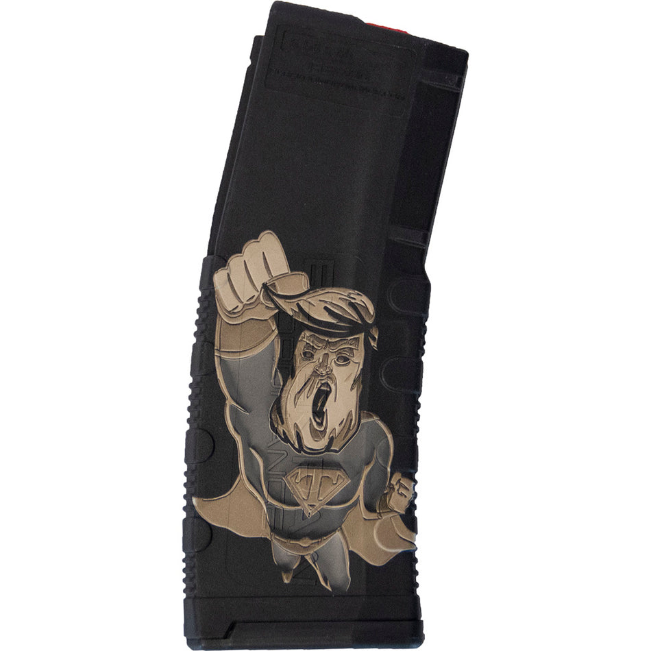 Black Rain Ordnance Lasered AR15 Magazine Super Trump Design 30 rd.