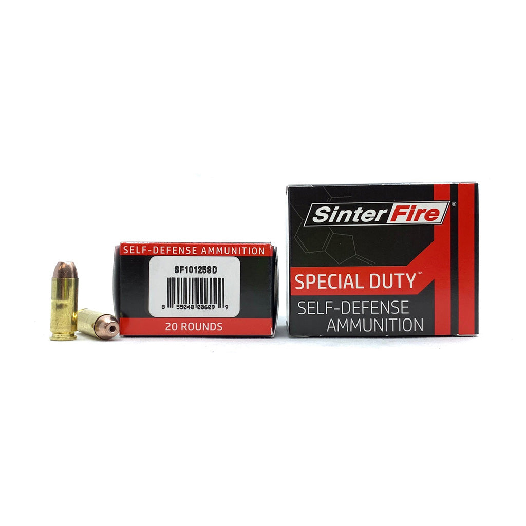 SinterFire 10mm Auto SF10125SD Special Duty (SD) Lead Free Frangible Hollow Point 125 Grain