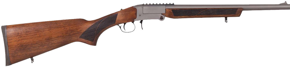 Gforce Arms GFTXP3520T GFTXP 350 Legend 1rd 20" Tactical Gray Steel Barrel, Tactical Gray Cerakote Picatinny Rail Steel Receiver, Fixed Walnut Wood Stock