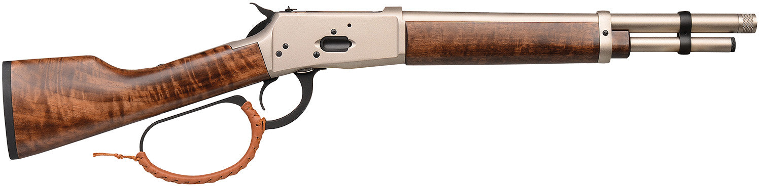 Gforce Arms GFLVR44PN Saddlehorn 44 Mag 5+1 12" Nickel Threaded Barrel & Receiver, Turkish Walnut Stock & Forend, Thread Protector