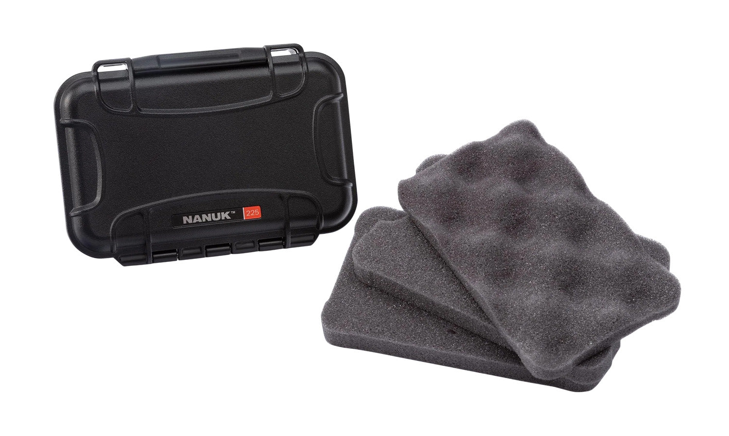 Nanuk 225 Black ABS Broadhead Case with Individual Foam Slots