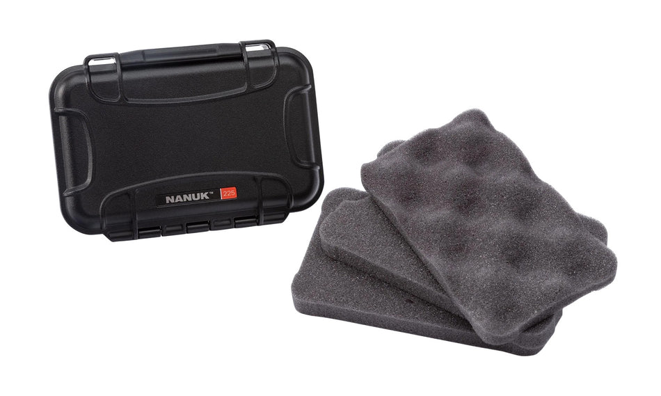 Nanuk 225 Black ABS Broadhead Case with Individual Foam Slots