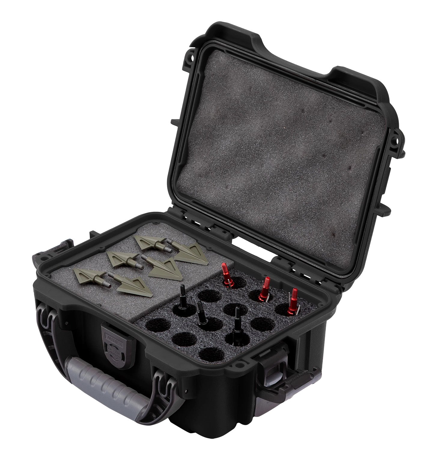 Nanuk 903 Black NK-7 Resin Broadhead Case with Double Side-Mounted PowerClaw Latches