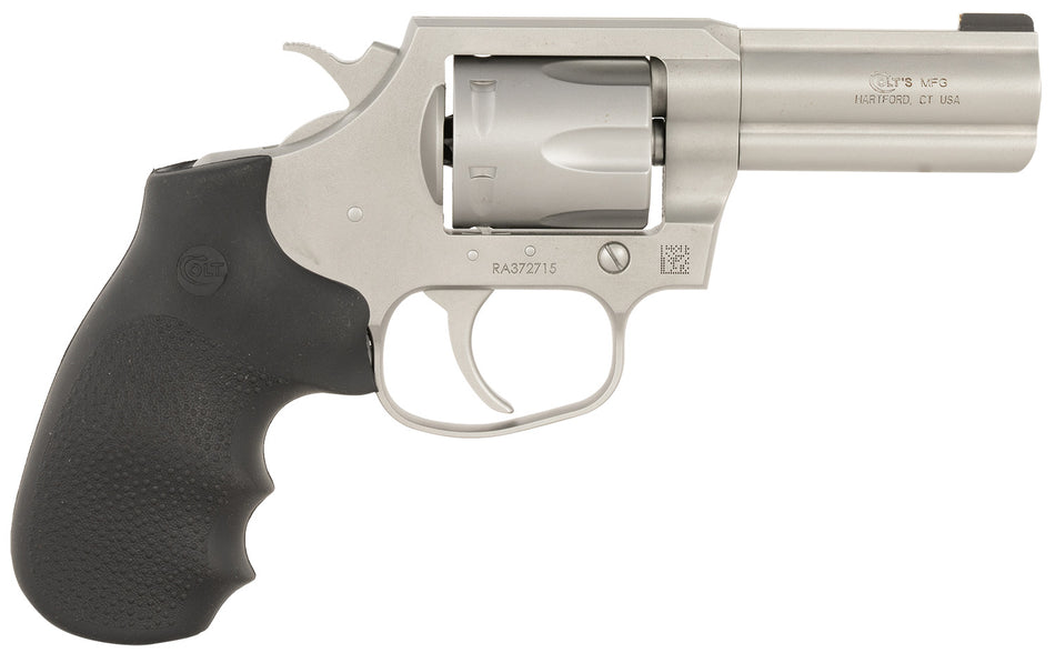 Colt King Cobra Small .357 Mag 6-Shot 3" Matte Stainless Revolver with Black Hogue Grips