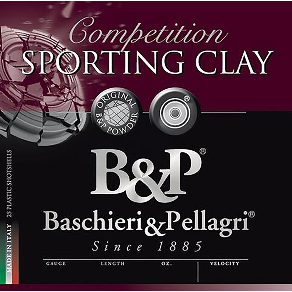 Baschieri & Pellagri (B&P) 12 Gauge 12B1SCH8 Sporting Clays High Velocity 2.75" 1oz 8 Shot