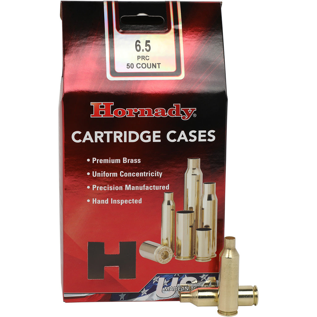 Hornady 6.5 PRC Unprimed Match-Grade Reloading Brass - 50/Box