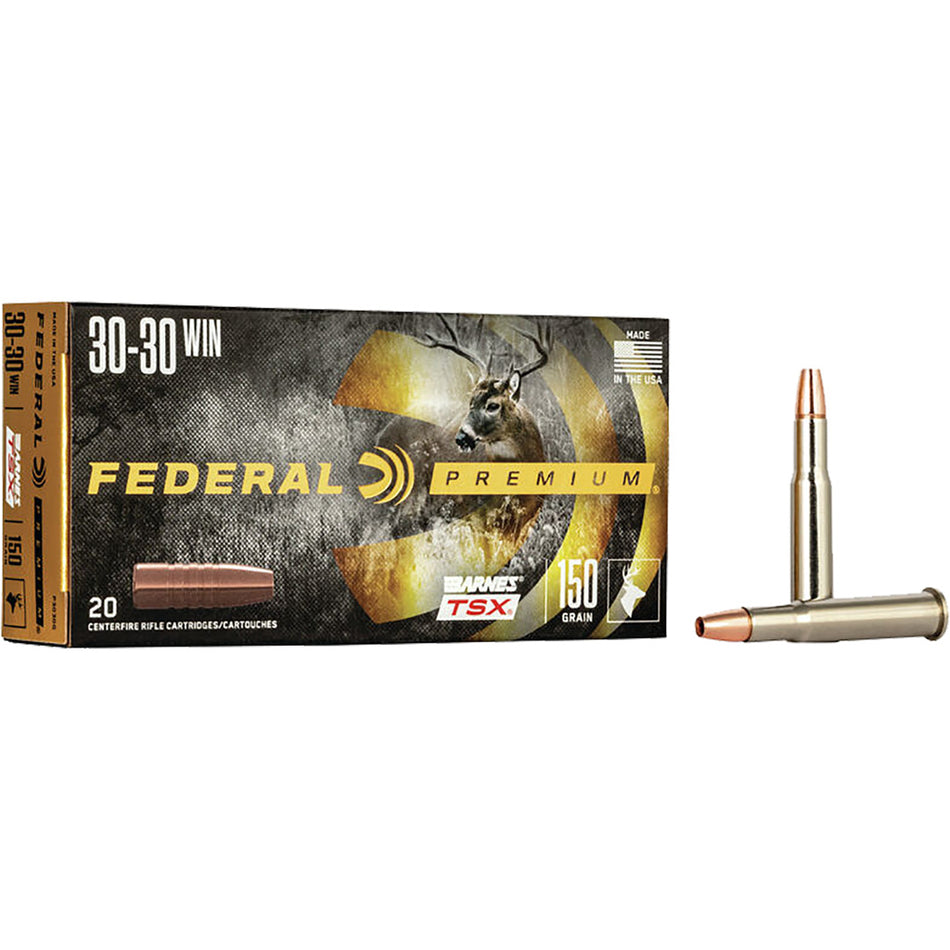 Federal .30-30 Winchester P3030G Premium Barnes TSX 150 Grain