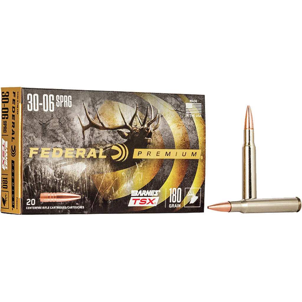 Federal .30-06 Springfield P3006AE Premium Barnes TSX 180 Grain