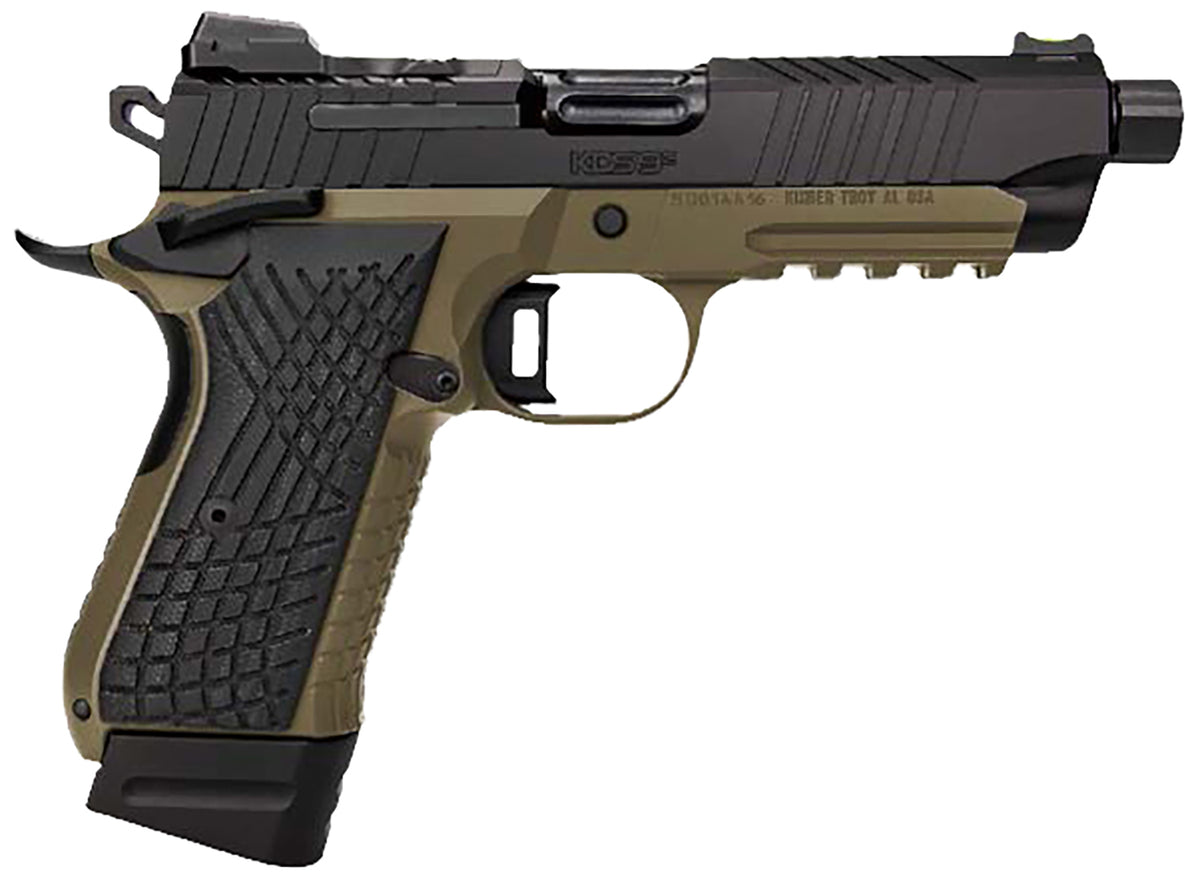 Kimber KDS9C TFS 9mm 15+1/18+1 4.60-Inch Pistol - FDE/Black, G-10 Grip