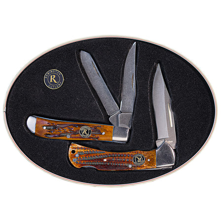 Remington American Classic Tin Gift Set Trapper and Lockback Knives