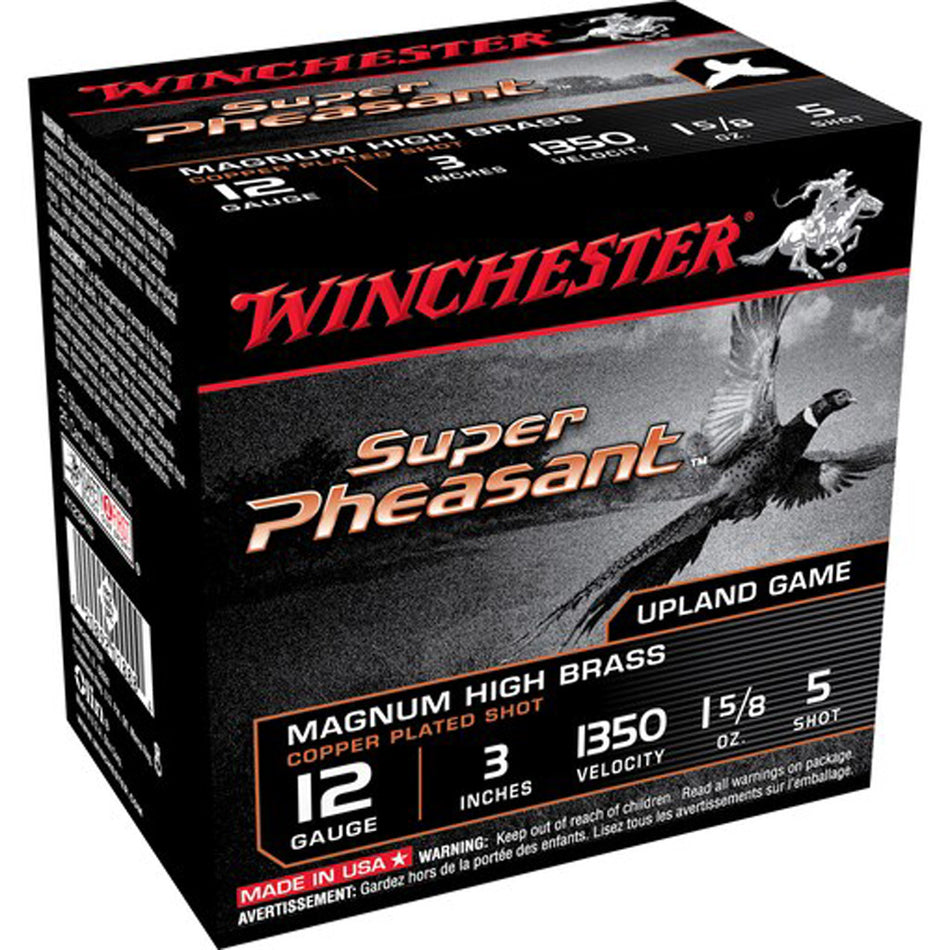 Winchester 12 Gauge X123PH5 Super Pheasant Magnum 3" 1-5/8oz 5 Shot