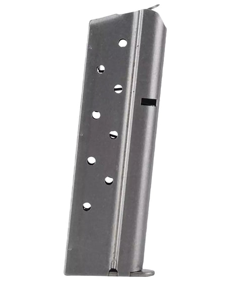 Kimber 1100307A 9mm Luger 9rd 1911 Pistol Magazine Silver Stainless Steel