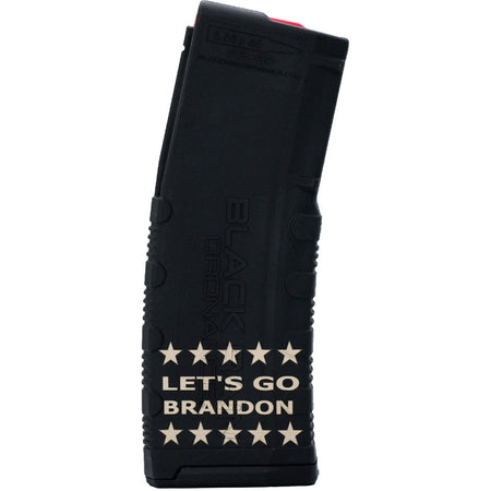 Black Rain Ordnance Lasered AR15 Magazine LGB Line of Stars Design 30 rd.