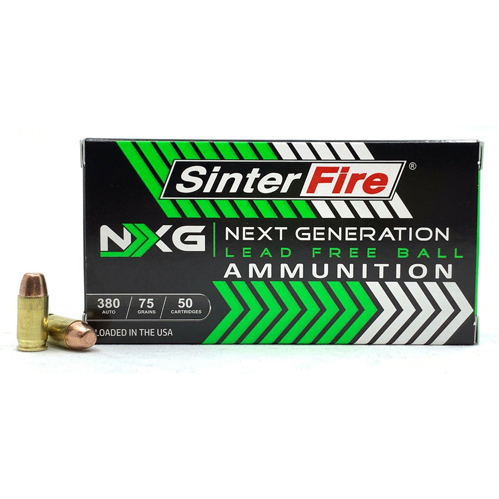 SinterFire .380 ACP/Auto SF38075NXG Next Generation (NXG) Lead Free Ball 75 Grain