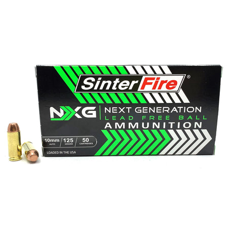 SinterFire 10mm Auto SF10125NXG Next Generation (NXG) Lead Free Ball 125 Grain